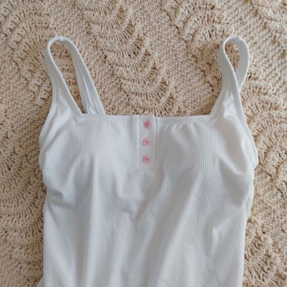 Stoney Clover One Piece Swimsuit Ribbed High Leg 16W women's - Picture 4 of 11